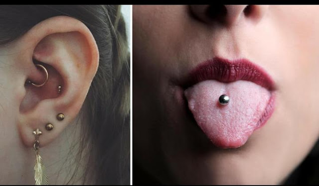 أضرار ثقوب الأذن والفم والأنف