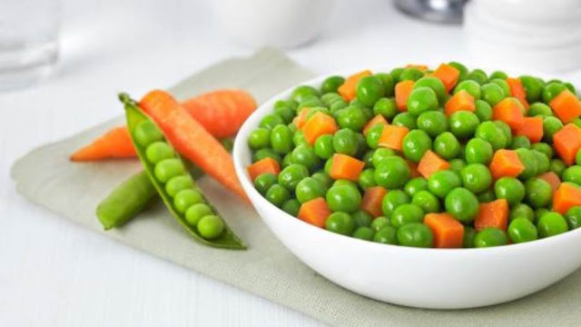 طريقة تخزين البسلة والجزر