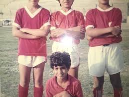 حسام عاشور وهو ناشئ