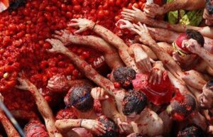 مهرجان حرب الطماطم